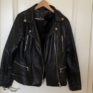 Forever21 Faux Leather Moto Jacket